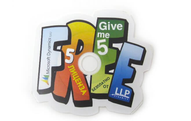 CD визитка - shaped CD - FREE