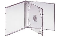 CD jewel case for 2 discs 10.4 mm