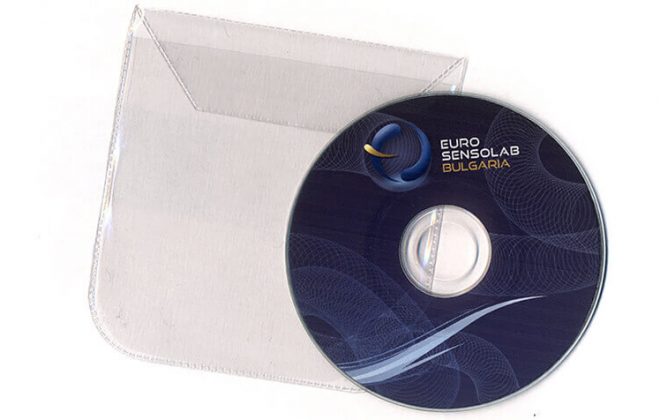 euroSensolab - mini CD в PVC опаковка прозрачна