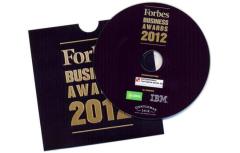 FORBES business awards 2012 - CD с печат и запис в картонена опаковка