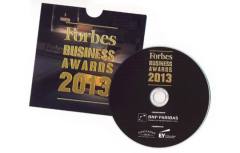 FORBES business awards 2013 - CD с печат и запис в картонена опаковка