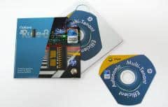 HP - CD визитка триъгълна в луксозна опаковка