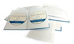 SmartXmedia - печат на CD, производство на луксозна опаковка с твърди корици M-PACK за два диска
