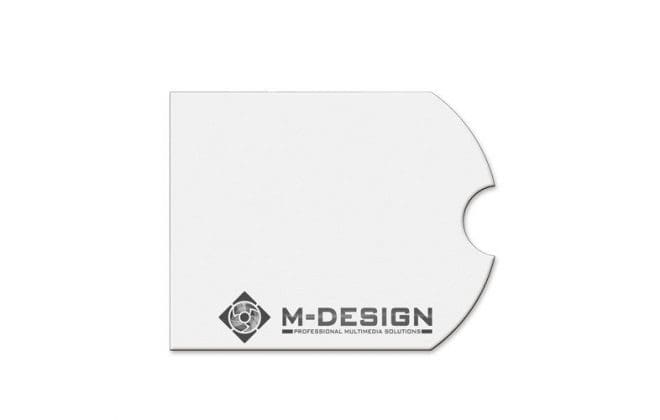 картонен джоб CD DVD визитка овал | cardboard wallet for CD DVD business card oval